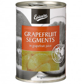 Epicure Grapefruit Segments In Grapefruit Juice  Tin  411 grams